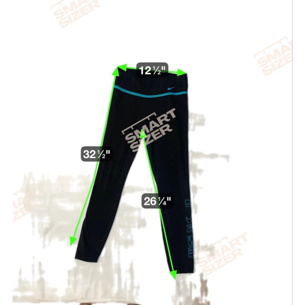 Women's Nike Black & Blue Just Do It Dri-Fit Leggings M